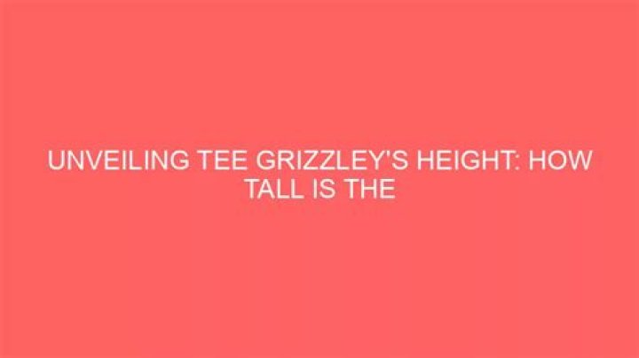 How Tall Is The Rapper Really?