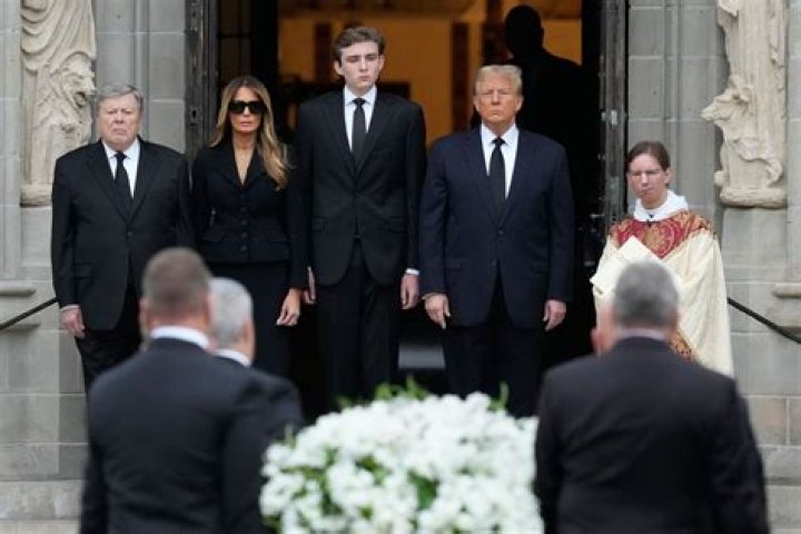 Inside Melania Trump's Mother's Funeral