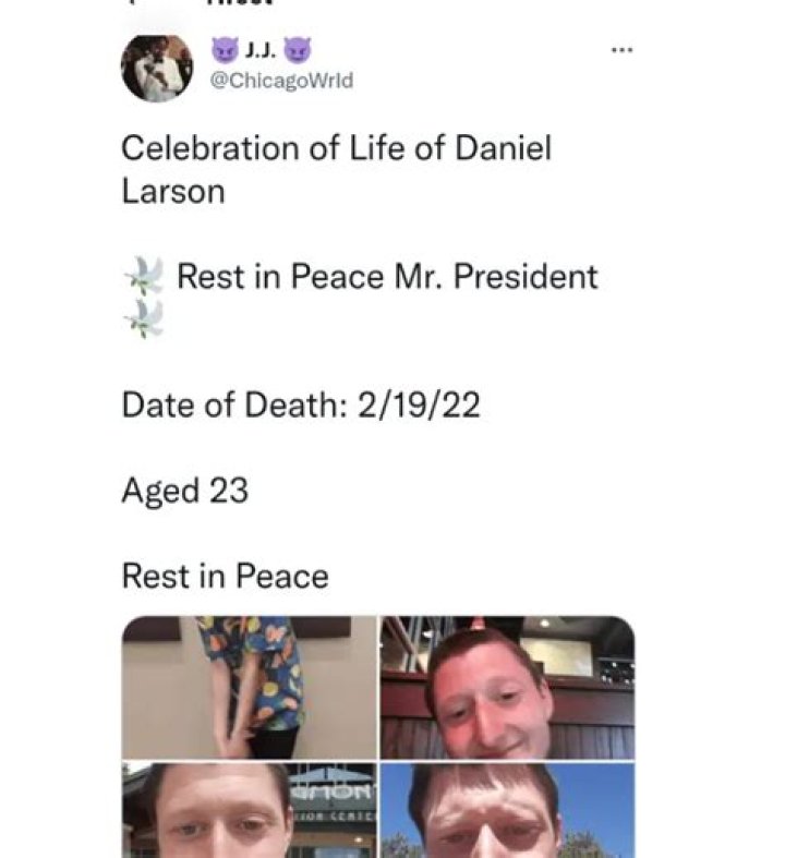 Is Daniel Larson Dead?