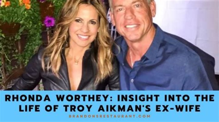 Rhonda Worthey, Troy Aikman's Ex-Wife